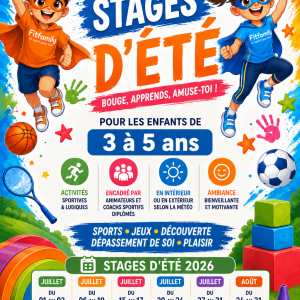 1. Stages vacances été 2026 3-5 ans