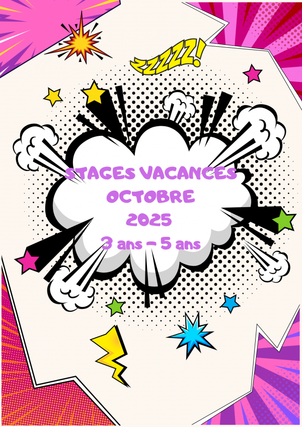 Stages vacances Toussaint 2025 3-5 ans