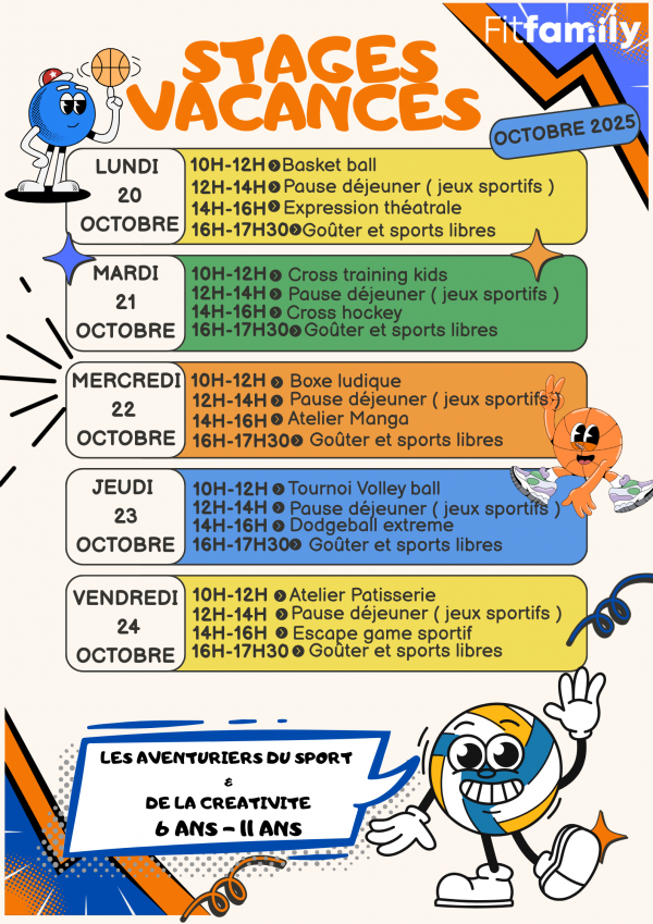 Stages vacances Toussaint 2025 6 -11 ans – Image 2