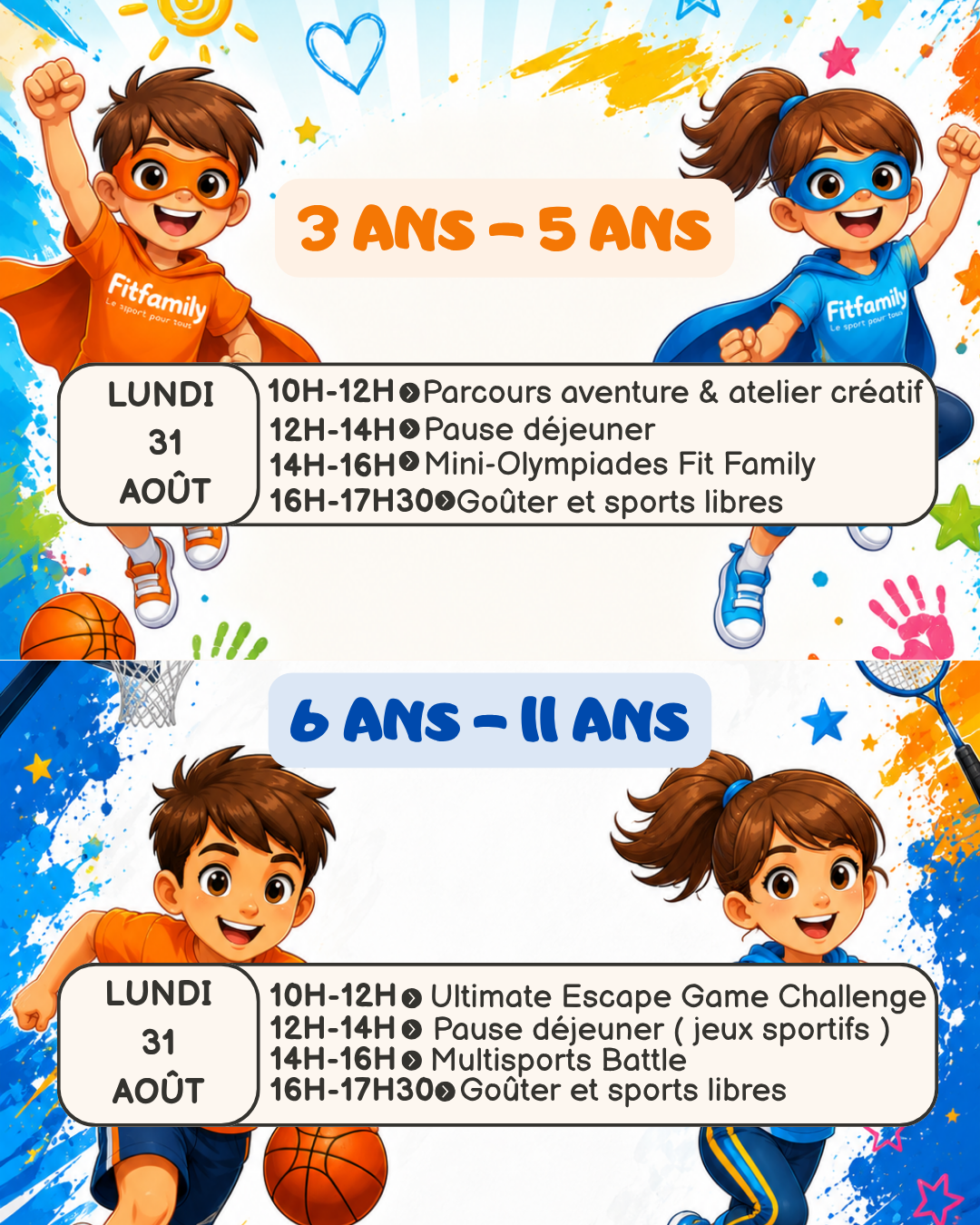 2.Stages vacances été 2026 6-11 ans – Image 8