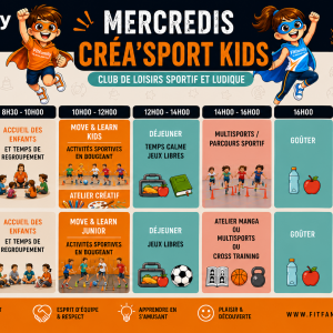 Mercredis Créa'sport Kids 3 ans / 5 ans